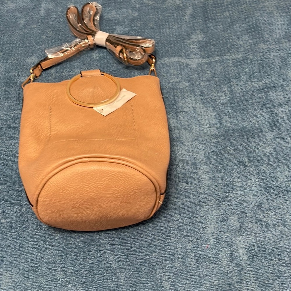 New York & Company light brown purse